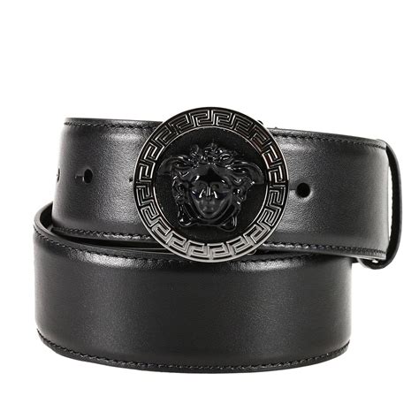 brown leather versace belt|black versace belt men.